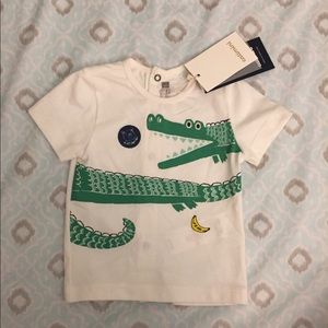 NWT Luxury French Catimini Crocodile Tee 6mths